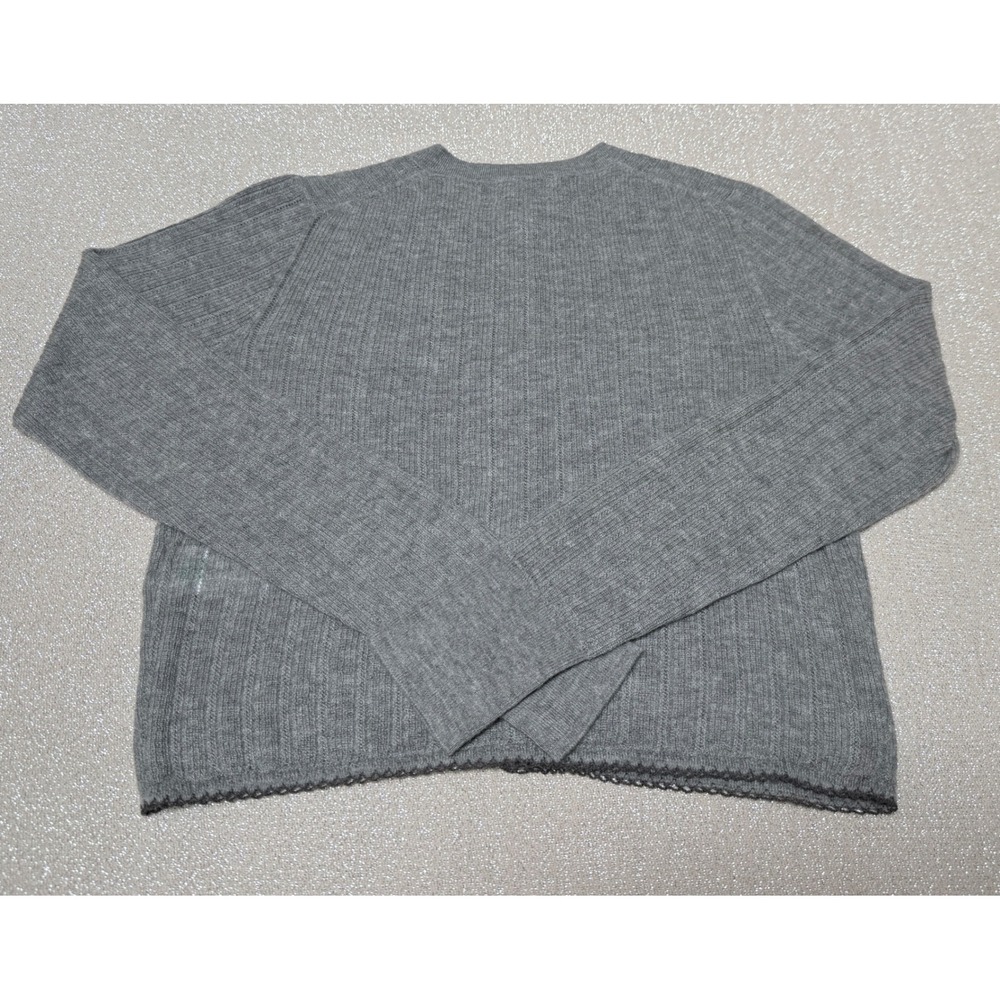 NWT J. Crew Sz M Featherweight Cashmere Pointelle Cardigan $138 - Picture 5 of 8